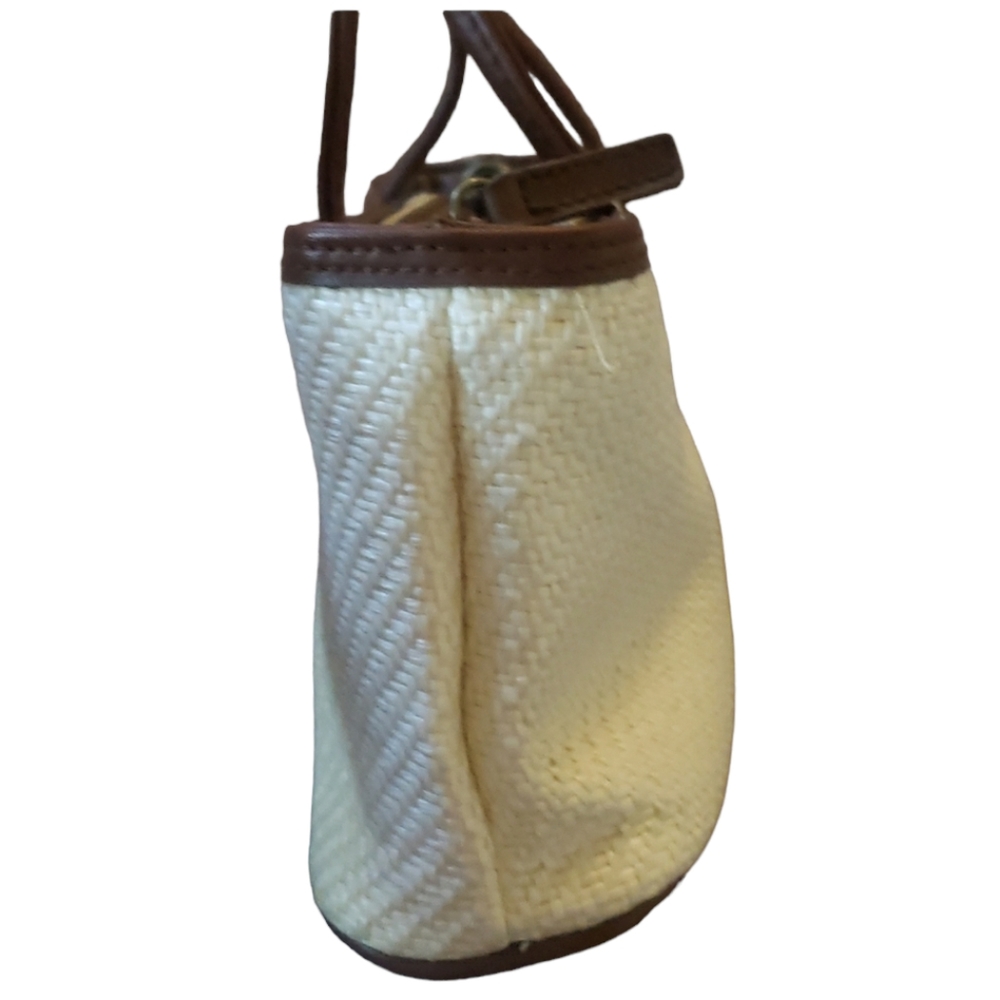 ESPRIT Mini Purse. Beige/ Off White and Brown - Picture 4 of 10